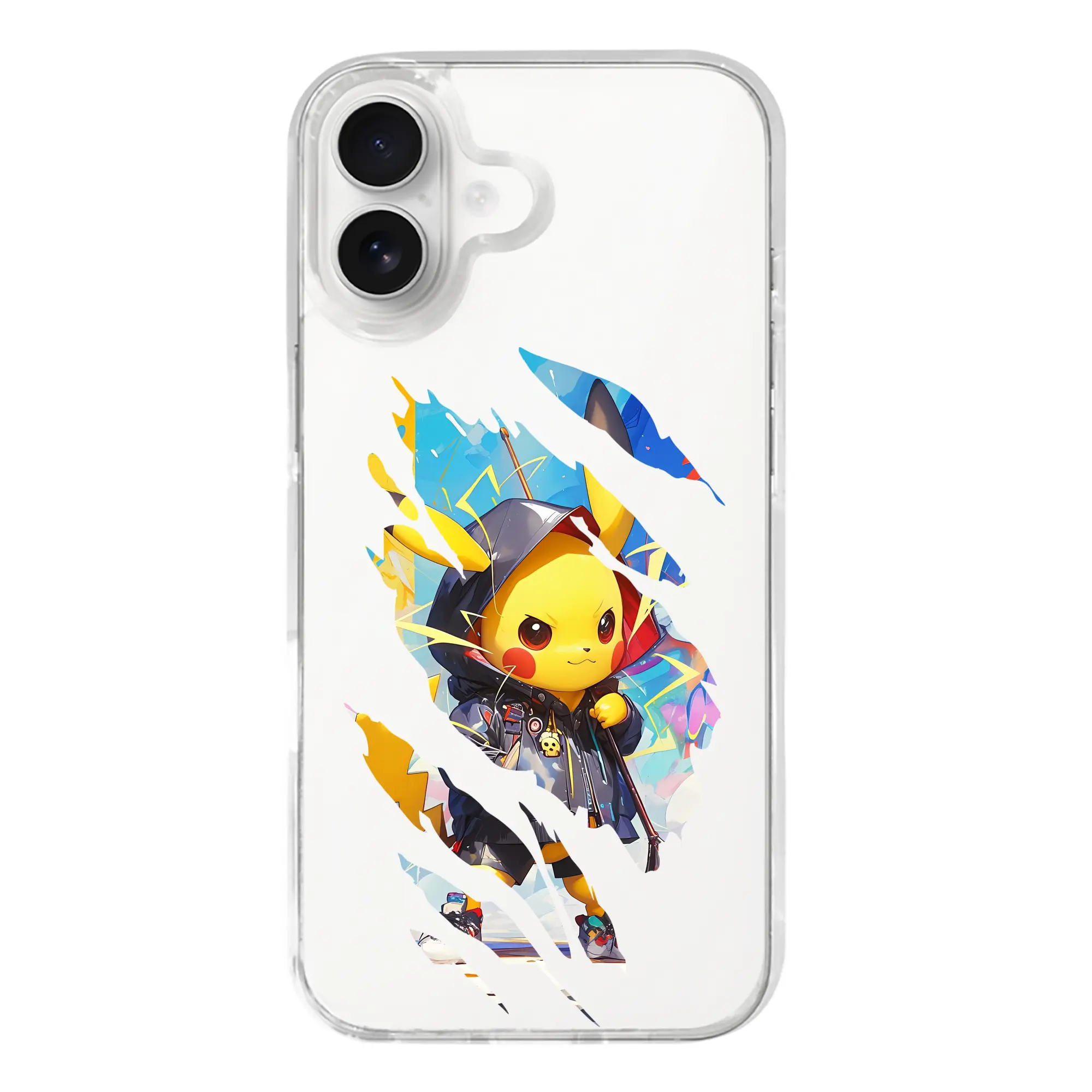 ポケモン グッズ,ピカチュウ - iPhone 17シリーズ 透明スマホケース – 薄型・耐衝撃・精密フィット保護カバー